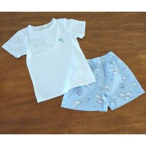 Sal & Pimenta - Dolphins and Shells Short Set size 5T NEW With tangs